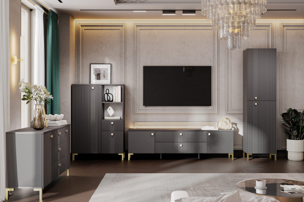 Гостиная Триумф (Графит) купить в интернет-магазине salon-yut.ru