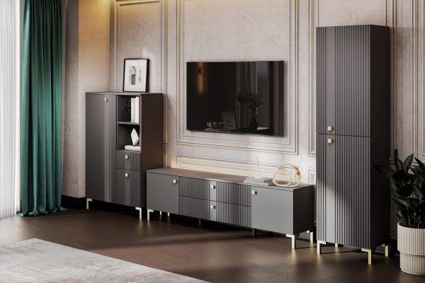 Гостиная Триумф (Графит) купить в интернет-магазине salon-yut.ru