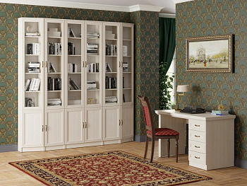 Библиотека Оливия (Вудлайн кремовый) купить в интернет-магазине salon-yut.ru
